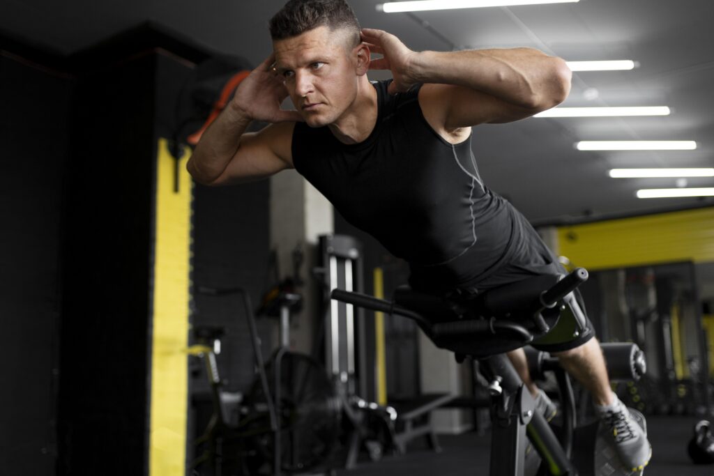Home full shot man training gym