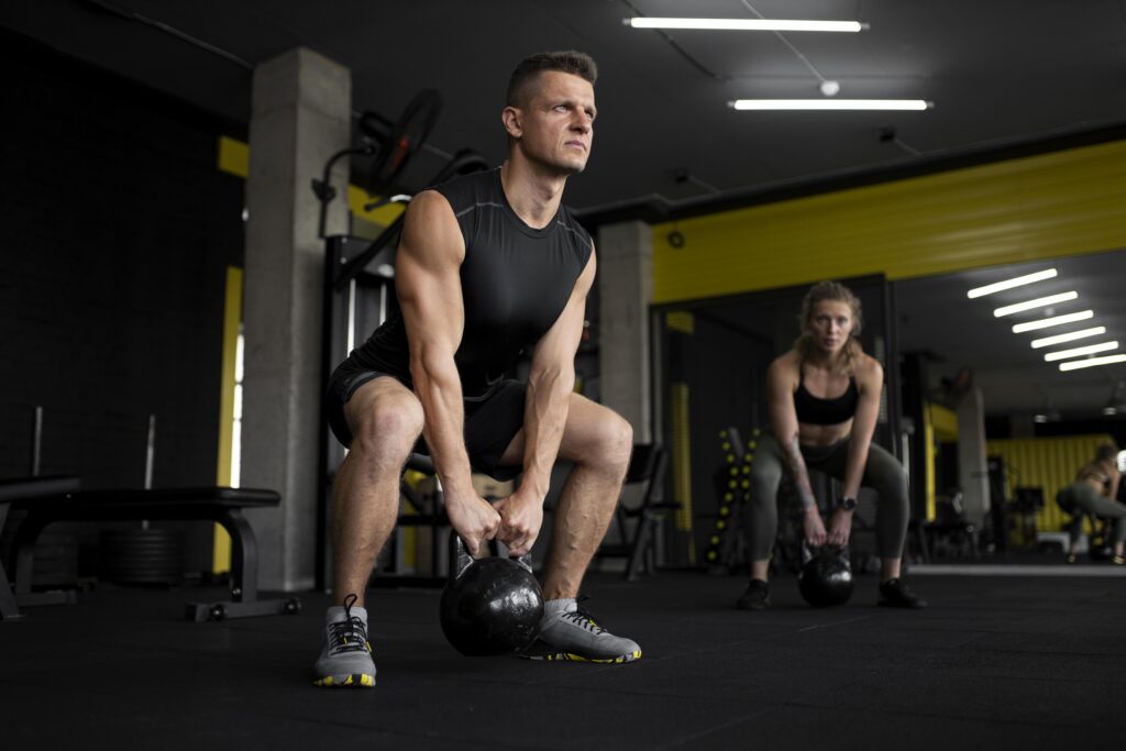 Home full shot people training gym